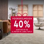 NL Label Voordeelweken - 40% korting op de 2e meter NL Label tapijt